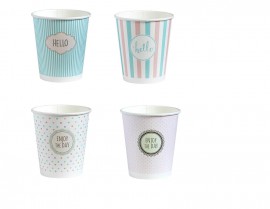 Kubek papierowy 250ml PASTELE (100szt)