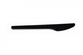 Nóż plastikowy czarny (100szt)
