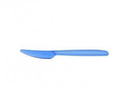 Nóż niebieski transparentny (12 szt)