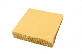 Serwetki ząbkowane żółte (400szt)
