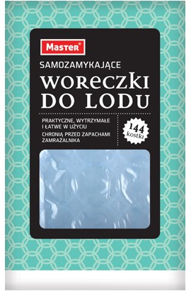 Woreczki do lodu samozamykające (144kostki)