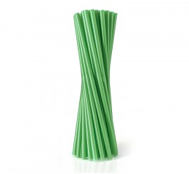 Słomka plastikowa zielona SHAKE (500szt)